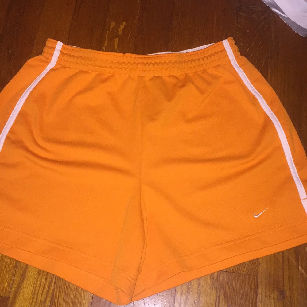 Women's orange Nike shorts
